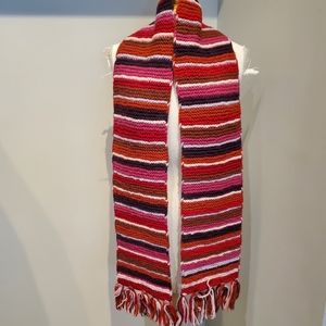 Alan Bilzerian striped wool scarf